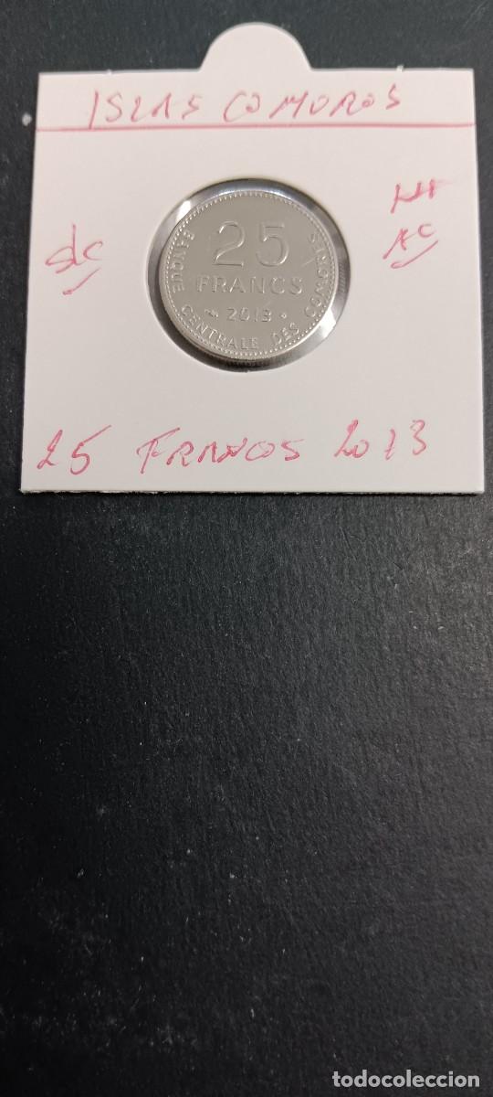 Monedas antiguas de &Aacute;frica: COMORES (ISLAS) 25 FRANCOS 2013 S/C KM=14a (NIQUEL-ACERO)