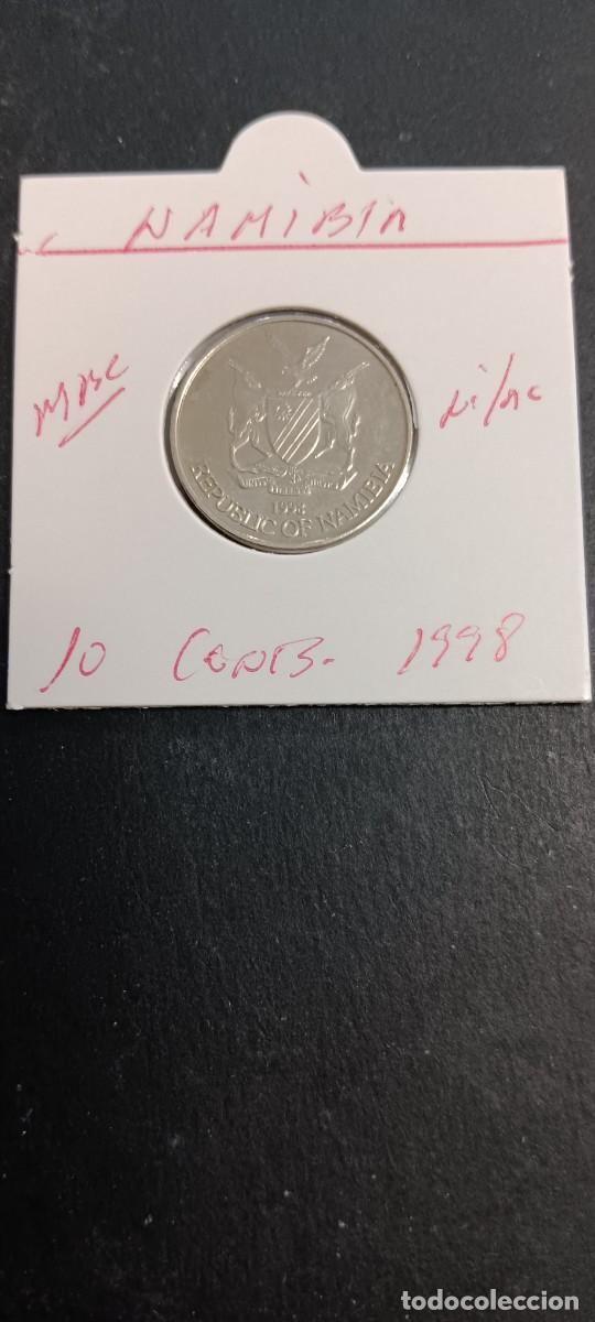 Monedas antiguas de &Aacute;frica: NAMIBIA 10 CENTIMOS 1998 MBC KM=2 (NIQUEL-ACERO)
