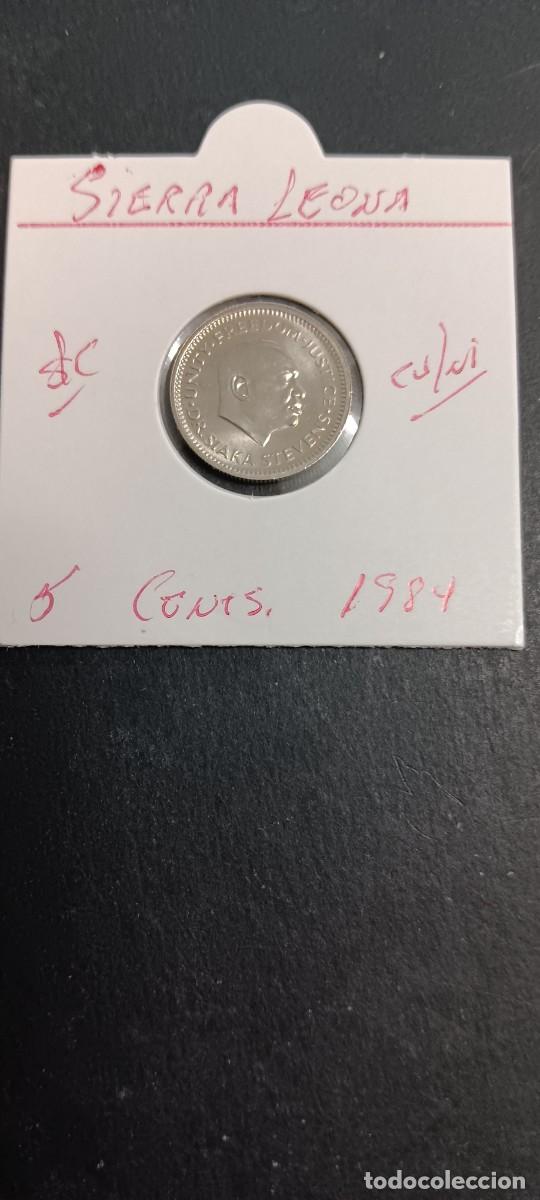 Monedas antiguas de &Aacute;frica: SIERRA LEONA 5 CENTIMOS 1980 S/C KM=32 (CUPRONIQUEL)