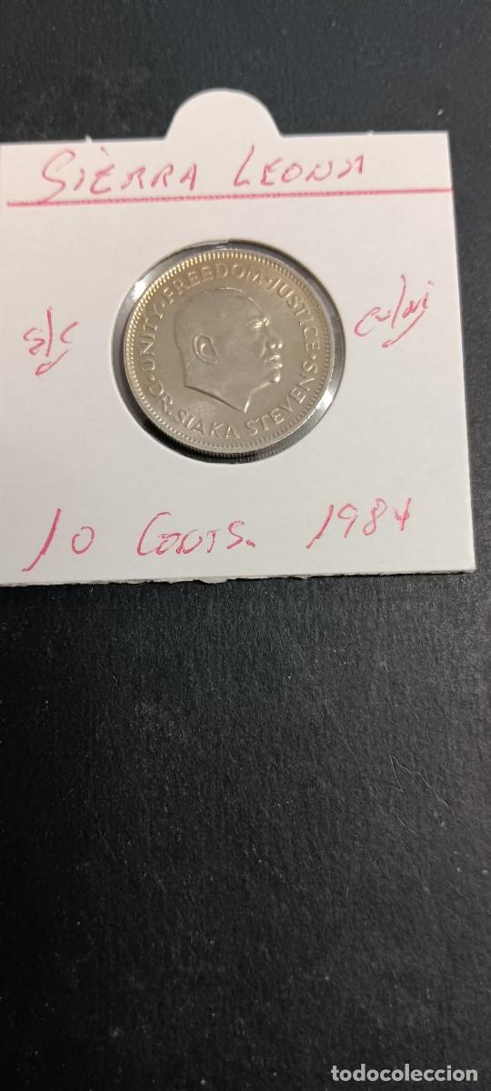 Monedas antiguas de &Aacute;frica: SIERRA LEONA 10 CENTIMOS 1984 S/C KM=34 (CUPRONIQUEL)