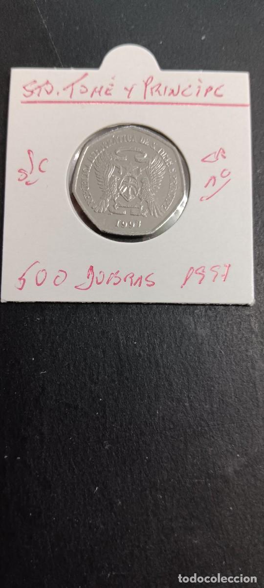 Monedas antiguas de &Aacute;frica: SANTO TOM&Eacute; Y PRINCIPE 500 DOBRAS 1997 S/C KM=89 (CROMO-ACERO)