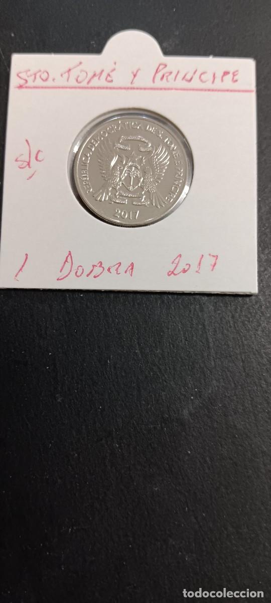 Monedas antiguas de &Aacute;frica: SANTO TOM&Eacute; Y PRINCIPE 1 DOBRA 2017 S/C (CELEL&Eacute; MANGOCHI)