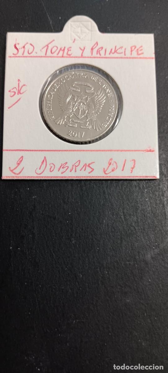 Monedas antiguas de &Aacute;frica: SANTO TOM&Eacute; Y PRINCIPE 2 DOBRAS 2017 S/C (FALCAO)