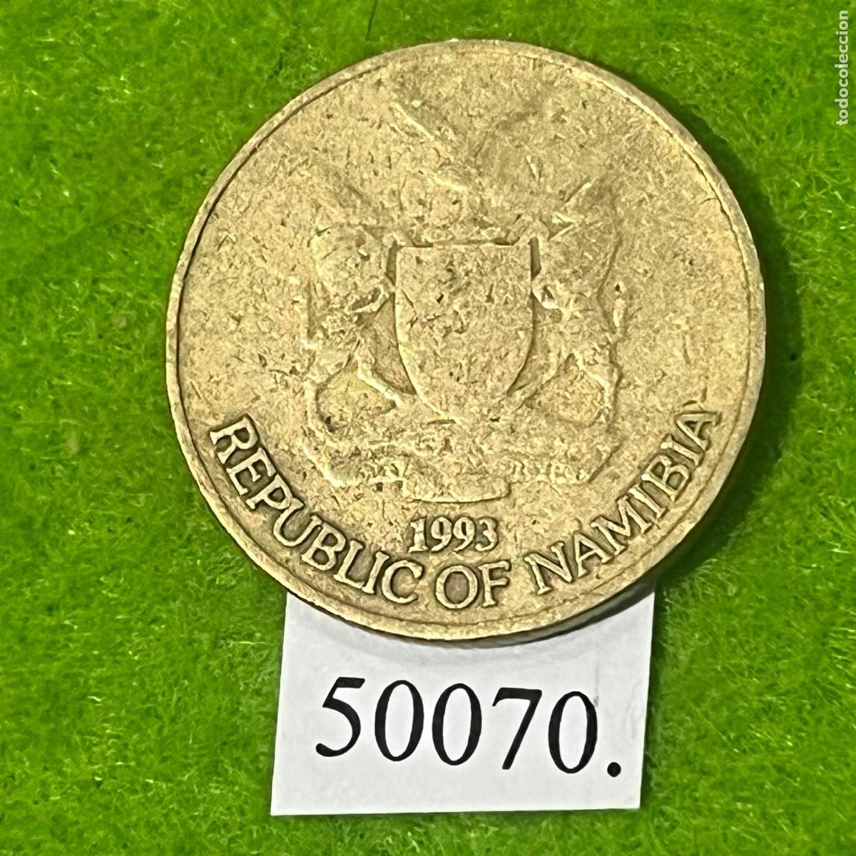 Monedas antiguas de &Aacute;frica: Namibia 1 d&oacute;lar 1993 - Foto 2