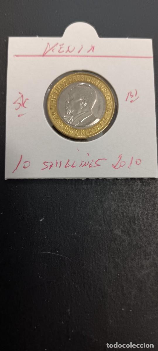 Monedas antiguas de &Aacute;frica: KENIA 10 SHILLINGS 2010 S/C KM=35.2 (BIMETALICA)