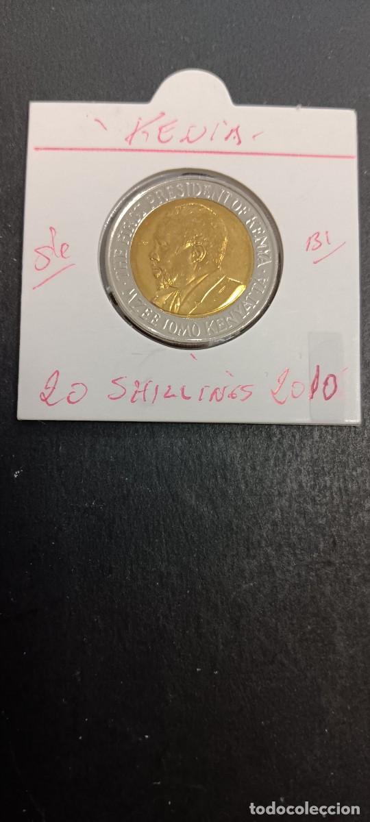 Monedas antiguas de &Aacute;frica: KENIA 20 SHILLINGS 2010 BC KM=36 (BIMETALICA)
