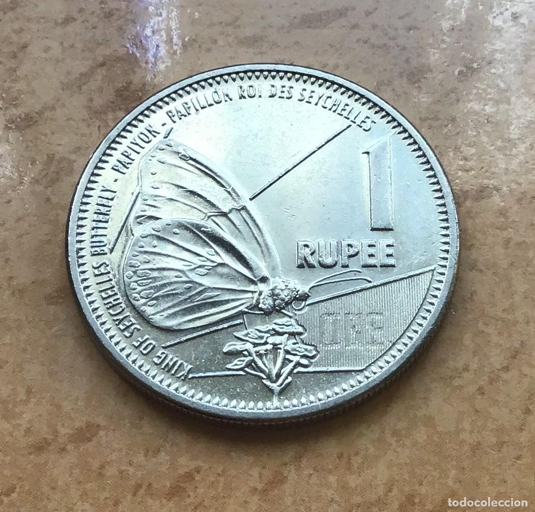 Monedas antiguas de &Aacute;frica: 1 rupia de Seychelles. A&ntilde;o 2016