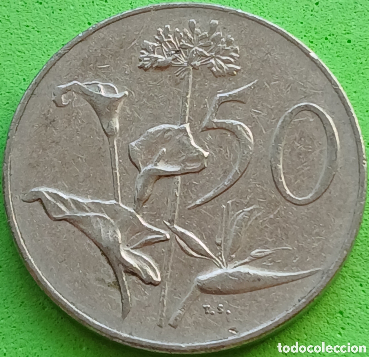 Monedas antiguas de &Aacute;frica: South &Aacute;frica 50 cents 1966 km#70.1