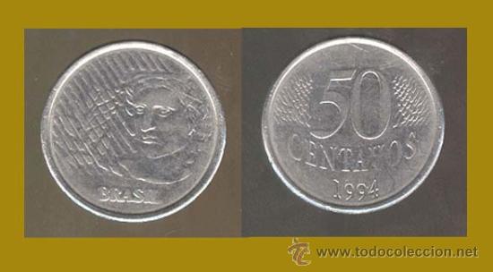 Monedas antiguas de Am&eacute;rica: BRASIL / 50 Centavos 1994 - Foto 1