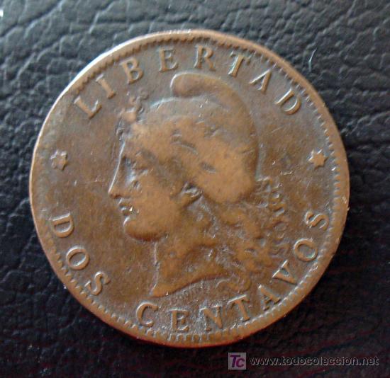 Monedas antiguas de Am&eacute;rica: MONEDA 2 CENTAVOS DE ARGENTINA 1890 - Foto 1