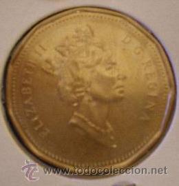 Monedas antiguas de Am&eacute;rica: 1 d&oacute;lar Canad&aacute;. 1994. - Foto 2