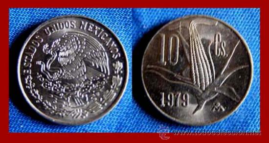 Monedas antiguas de Am&eacute;rica: M&eacute;xico 10 Centavos 1979 - Foto 1