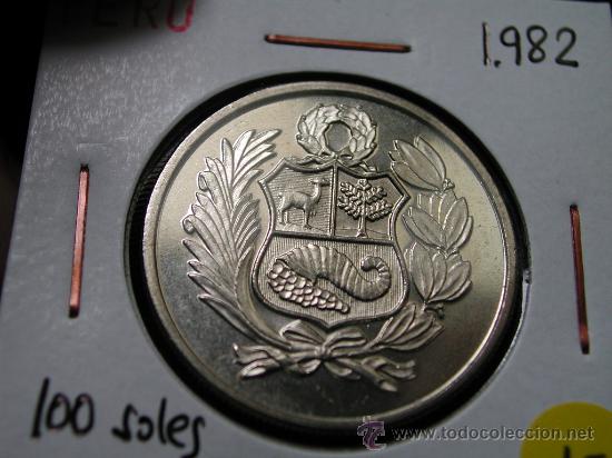 Monedas antiguas de Am&eacute;rica: PERU   100 soles 1982 - Foto 1