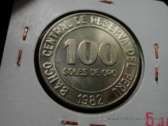 Monedas antiguas de Am&eacute;rica: PERU   100 soles 1982 - Foto 2