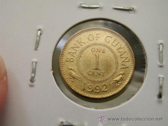 Monedas antiguas de Am&eacute;rica: GUYANA 1 cent 1992 - Foto 2