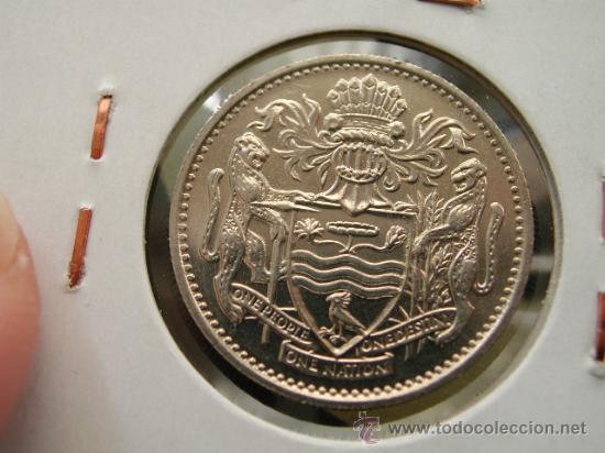 Monedas antiguas de Am&eacute;rica: GUYANA 25 cent 1990 - Foto 2