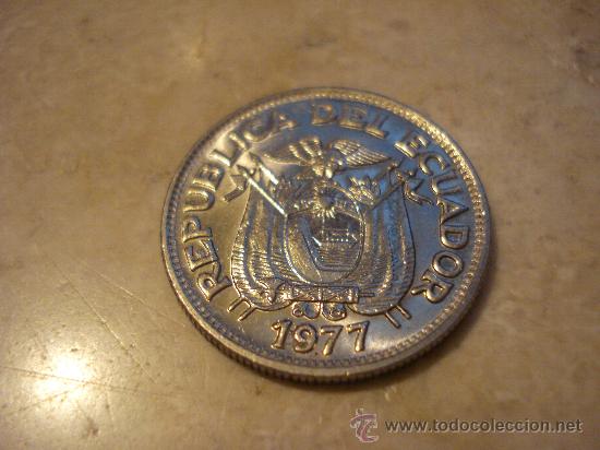 Monedas antiguas de Am&eacute;rica: MONEDA 50 CENTAVOS ECUADOR 1977 - Foto 1