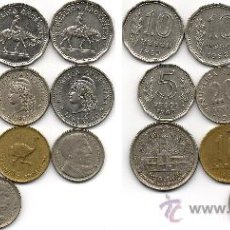 Monedas antiguas de América: BONITO LOTE DE MONEDAS DE ARGENTINA, TODAS DIFERENTES Y LA CALIDAD VER LA FOTO.