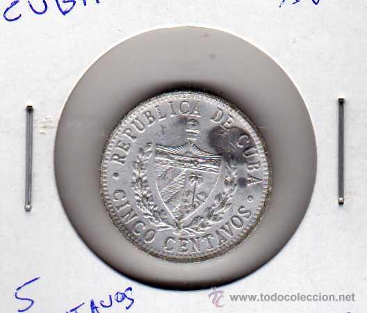 Monedas antiguas de Am&eacute;rica: MONEDA 5 CENTAVOS CUBA A&Ntilde;O 1971 BC - Foto 1