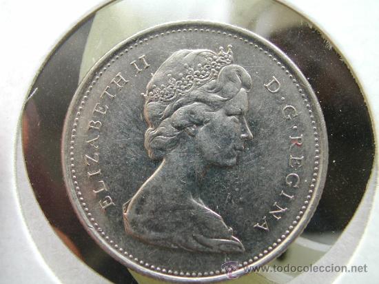 Monedas antiguas de Am&eacute;rica: CANADA 25 CENTS 1976 - Foto 2