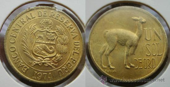 Monedas antiguas de Am&eacute;rica: PERU 1 SOL 1974 - Foto 1