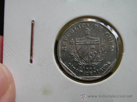 Monedas antiguas de Am&eacute;rica: CUBA 5 CENTAVOS 1996 - Foto 1