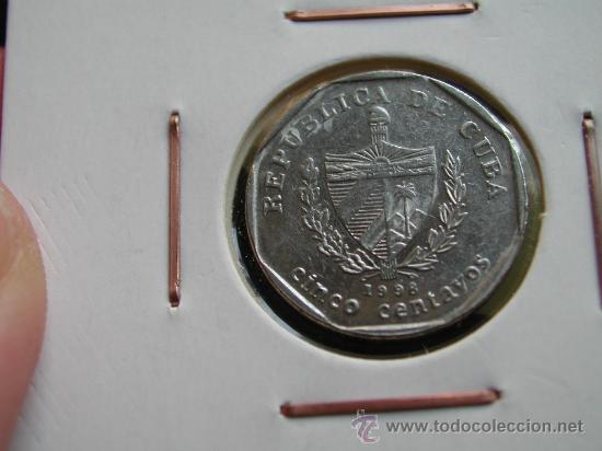 Monedas antiguas de Am&eacute;rica: CUBA 5 CENTAVOS 1998 - Foto 1