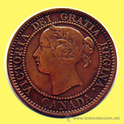 Monedas antiguas de Am&eacute;rica: CANAD&Aacute; . VICTORIA . 1 CENT . 1859 - Foto 1