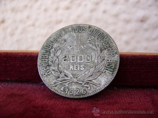 Monedas antiguas de Am&eacute;rica: Brasil - 2000 Reis 1926 - Foto 1
