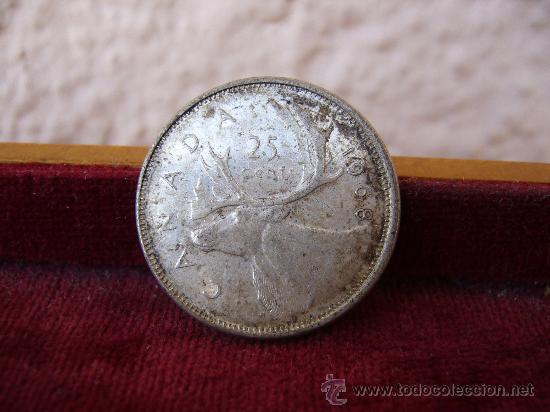 Monedas antiguas de Am&eacute;rica: Canada - 25 Cents 1968 - Foto 1