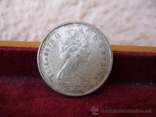 Monedas antiguas de Am&eacute;rica: Canada - 25 Cents 1968 - Foto 2