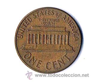 Monedas antiguas de Am&eacute;rica: USA 1961 1 cent - Foto 2