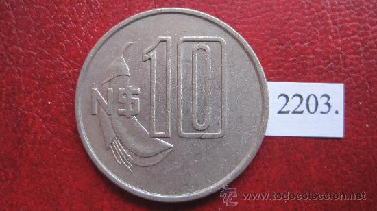 Monedas antiguas de Am&eacute;rica: Uruguay  10  pesos  1981 - Foto 1