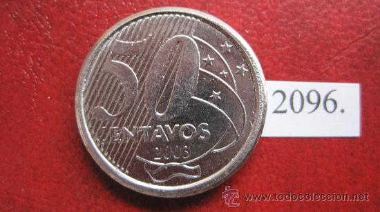 Monedas antiguas de Am&eacute;rica: Brasil  50 centimos  2003 - Foto 2