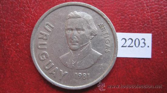 Monedas antiguas de Am&eacute;rica: Uruguay  10  pesos  1981 - Foto 2