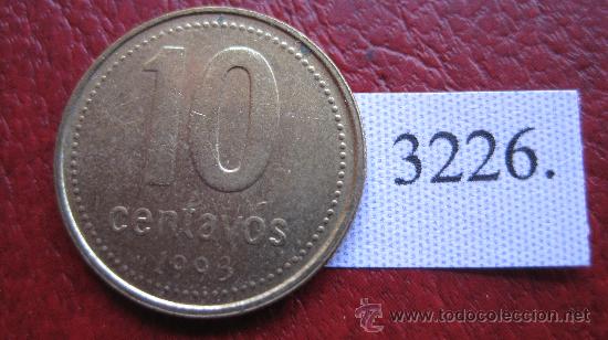 Monedas antiguas de Am&eacute;rica: Argentina,  10  centimos  1993 - Foto 2