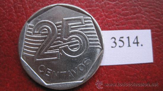 Monedas antiguas de Am&eacute;rica: Brasil  25  centimos  1994 - Foto 1