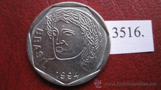 Monedas antiguas de Am&eacute;rica: Brasil  25  centimos  1994 - Foto 1