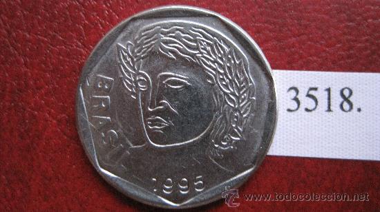 Monedas antiguas de Am&eacute;rica: Brasil  25  centimos  1995 - Foto 1