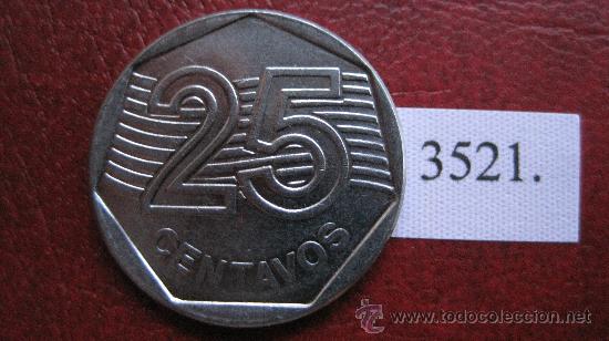 Monedas antiguas de Am&eacute;rica: Brasil  25  centimos  1995 - Foto 1