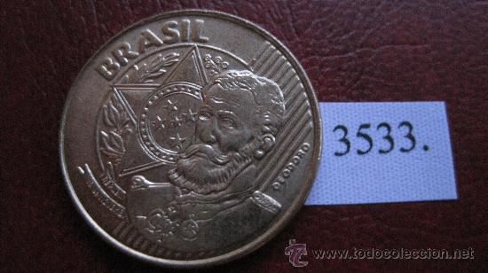 Monedas antiguas de Am&eacute;rica: Brasil  25  centimos  2008 - Foto 1