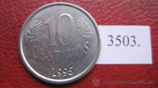 Monedas antiguas de Am&eacute;rica: Brasil  10  centimos  1995 - Foto 2