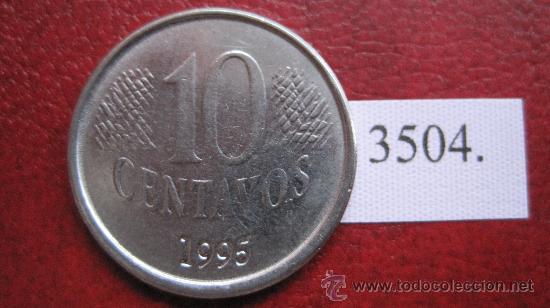 Monedas antiguas de Am&eacute;rica: Brasil  10  centimos  1995 - Foto 2