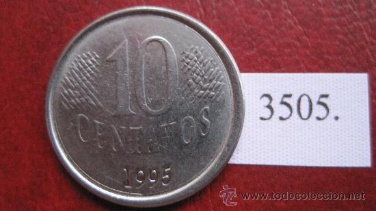 Monedas antiguas de Am&eacute;rica: Brasil  10  centimos  1995 - Foto 2