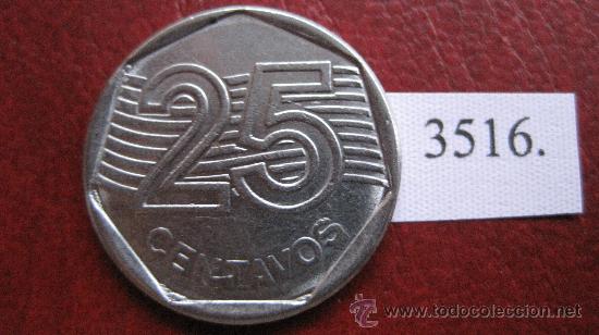 Monedas antiguas de Am&eacute;rica: Brasil  25  centimos  1994 - Foto 2