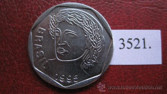 Monedas antiguas de Am&eacute;rica: Brasil  25  centimos  1995 - Foto 2