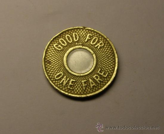 Monedas antiguas de Am&eacute;rica: Moneda token de Nueva York. - Foto 2