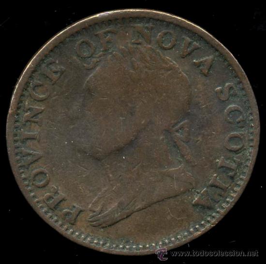 Monedas antiguas de Am&eacute;rica: CANADA :  1/2 PENNY 1832 - Foto 1