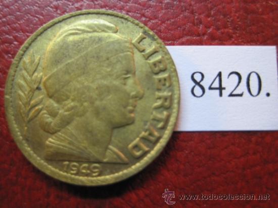 Monedas antiguas de Am&eacute;rica: Argentina , 10  centimos  1949 - Foto 1