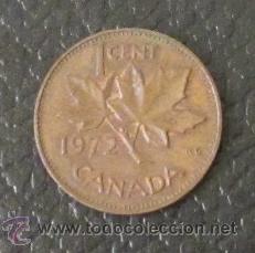 Monedas antiguas de Am&eacute;rica: CANADA 1 CENT 1972 - Foto 2